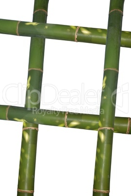 Ein Fenster, Eine Plakatwand aus Bambus