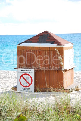 Kiosk am Strand