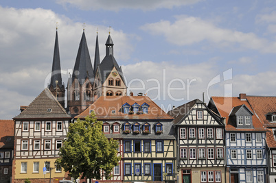 Obermarkt und Marienkirche in Gelnhausen