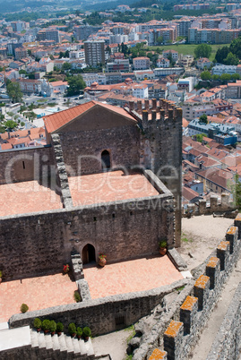 Ancient walls in a Castle