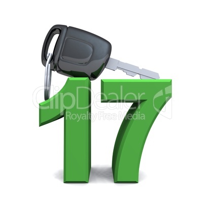 Führerschein mit 17 - Grün