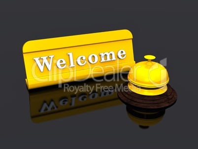 Welcome Concept - Gold on Black