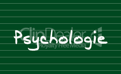 Kreidetafel - Psychologie