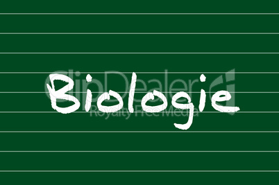 Kreidetafel - Biologie