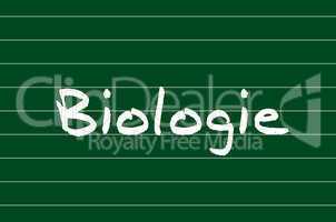 Kreidetafel - Biologie