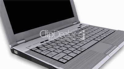 Laptop on white background - Technology - Computers