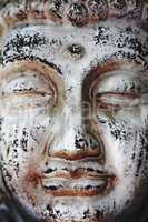Old & Happy - Face of the Buddha - White Stone