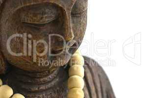 Buddha mit Mala Kette aus Sandelholz 11