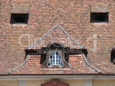 Dach des Bürgerhauses in Endingen