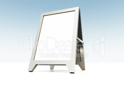 Blanko Aluminium -Tafel 02