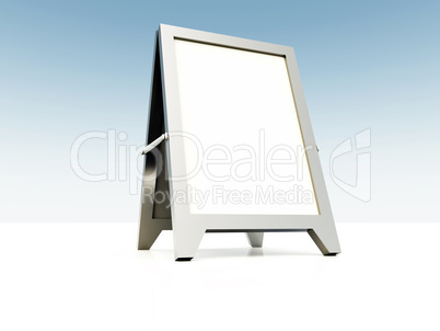 Blanko Aluminium -Tafel 03