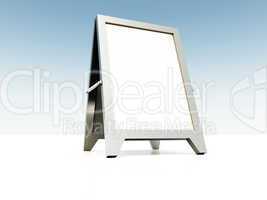Blanko Aluminium -Tafel 03
