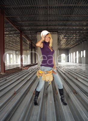 Sexy Blonde Construction Worker (5)