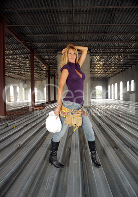 Sexy Blonde Construction Worker (6)