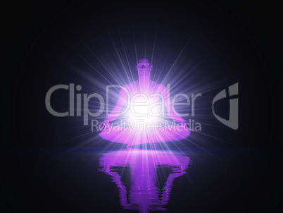 Wasser Meditation - Lila Schwarz Wasser Meditation - Lila Schwarz