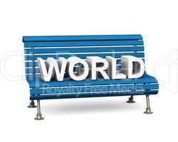 Worldbank - Weltbank blau silber