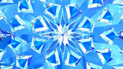 Blue diamonds background