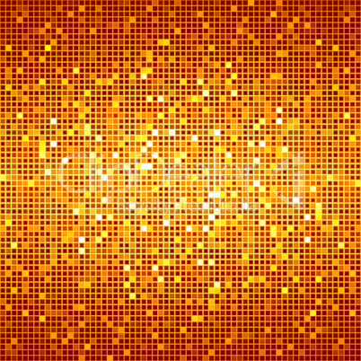 Orange Red - Disco Matrix Background