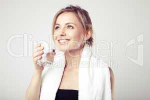 Woman Drinking Water