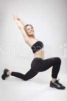 woman doing fitness