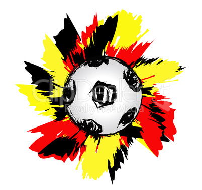 Fresh german soccer ball - Deutscher Fussball 03