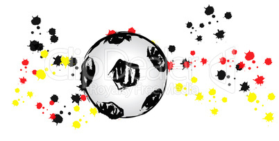 German soccer ball wave 03