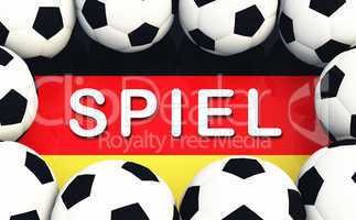 Deutschland Fussball Spiel Konzept