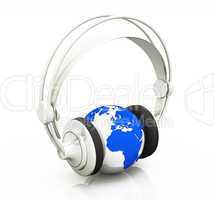 3D - Music 4 the World - blue silver