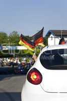 Deutschland Autokorso - Fußball WM