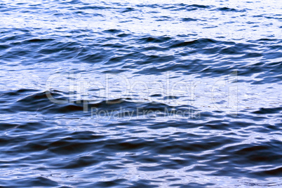 Blue Ocean Waves Background