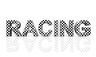 3D - Racing Text