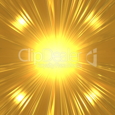 Abstract gold suny background