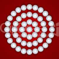 Pearls on circles