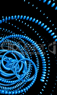 3D Background - blue flow 7