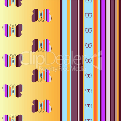 Seamless Colorful Striped Pattern