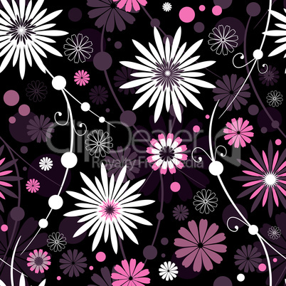 Seamless Floral Pattern (vector)