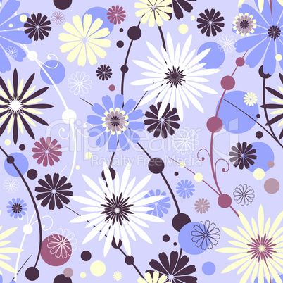 Seamless Floral Pattern (vector)