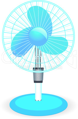 table fan - vector illustration