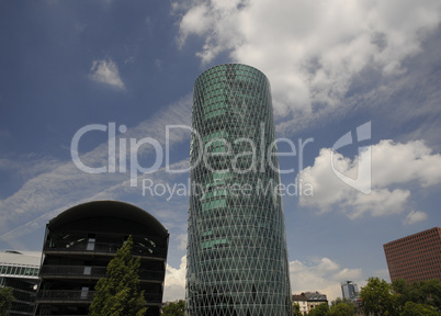 Westhafen Tower in Frankfurt