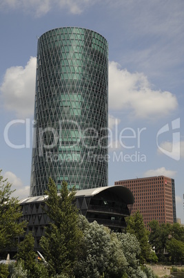 Westhafen Tower in Frankfurt