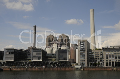 Heizkraftwerk in Frankfurt