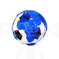 Die Welt des Fussballs in Afrika - blau