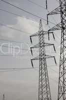 Two Large Electricity Pylons