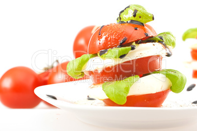 Vorspeise: Tomate-Mozzarella