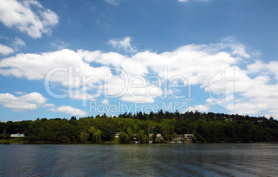 Landscape with lake