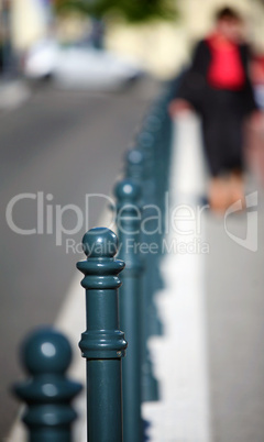 Baluster on street