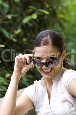 Portrait with sunglasses