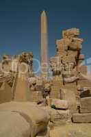 Obelisk in Karnak temple