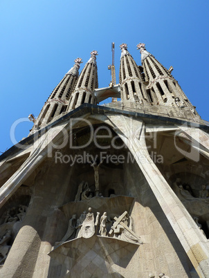 Sagrada familia church, Barcelona, Spain