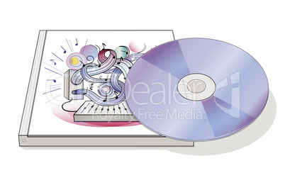 musical cd-disk